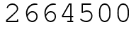 Число 2664500.