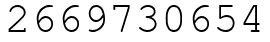 Число 2669730654.