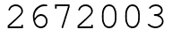 Число 2672003.