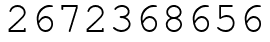 Число 2672368656.