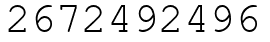 Число 2672492496.