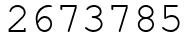 Число 2673785.