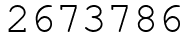 Число 2673786.