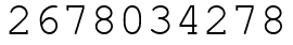 Число 2678034278.