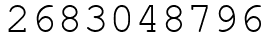 Число 2683048796.