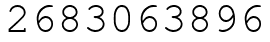 Число 2683063896.