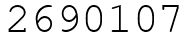Число 2690107.