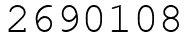 Число 2690108.
