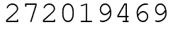 Число 272019469.