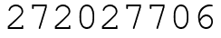 Число 272027706.