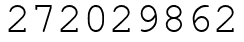 Число 272029862.