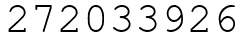 Число 272033926.