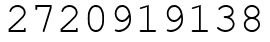 Число 2720919138.