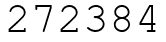Число 272384.