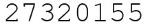 Число 27320155.