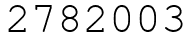 Число 2782003.