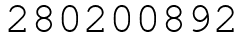 Число 280200892.