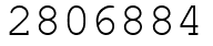 Число 2806884.