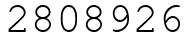 Число 2808926.