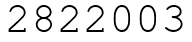 Число 2822003.
