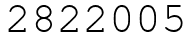 Число 2822005.