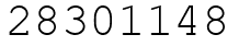 Число 28301148.