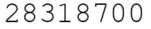 Число 28318700.