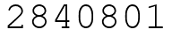 Число 2840801.