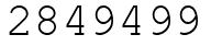 Число 2849499.