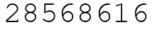 Число 28568616.
