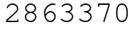 Число 2863370.
