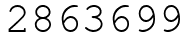 Число 2863699.