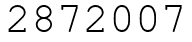 Число 2872007.