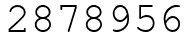 Число 2878956.
