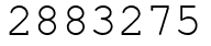 Число 2883275.
