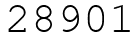 Число 28901.
