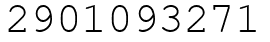 Число 2901093271.