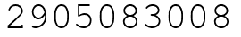 Число 2905083008.