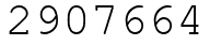 Число 2907664.