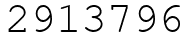 Число 2913796.
