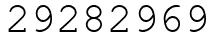 Число 29282969.