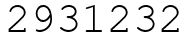 Число 2931232.