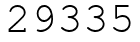 Число 29335.