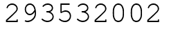 Число 293532002.