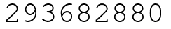 Число 293682880.