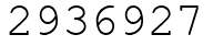 Число 2936927.