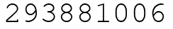 Число 293881006.