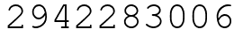 Число 2942283006.