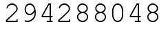 Число 294288048.
