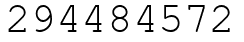 Число 294484572.